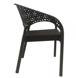mobiliario-contract-sillon calvin apilable polipropileno marron chocolate 3 2
